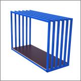 FGL Lagerfächer für Bleche und Kunststofftafel, geeignet für Klein- u und Mittelformate - FGL vertical shelf storage for metal and plastic sheet, small and medium formats - www.lager-und-transporttechnik.info