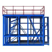 FGL glass storage drawers , glass compact storage systems - FGL V6000-E70-14 - FGL Schubfachlager Modul für ganze Bandmaße mit Lagerbühne - www.lager-und-transporttechnik.info