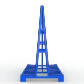 FGL glass and window transport rack - FGL-A-2412-208-G4 - FGL Glas-Fenstertransportgestell , Glasbock - Fensterbock -- A-Bock - www.lager-und-transporttechnik.inf