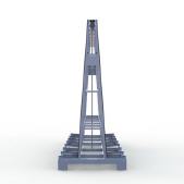 FGL glass transport rack - FGL-A-3512-238-G4 - FGL Glastransportgestell , Glasbock - A-Bock - www.lager-und-transporttechnik.info