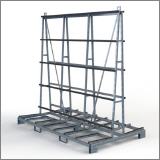 FGL window and elements Trailer- transport rack - FGL-A-2414-207-NQ5 - FGL Fenster- und Elemente-Transportgestell für Anhänger  - Fensterbock - A-Bock - www.lager-und-transporttechnik.info