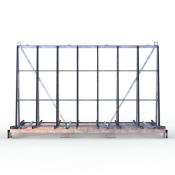 FGL glass window and elements Trailer- transport rack - FGL-AE-314-178-G4 - FGL Glas, Fenster- und Elemente-Transportgestell fr Anhnger  - Glas-Bock - Fensterbock - A-Bock- Anhngergestell - www.lager-und-transporttechnik.info