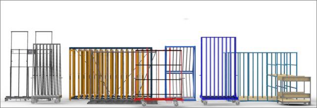 FGL storage and transport systems and racks for windows and doors, FGL Lager- und Transportsysteme für Fenster und Türen-Elemente - www.lager-und-transporttechnik.info