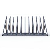 FGL glass and window storage harp rack, stationary harp rack for glass and window elements ,- FGL-FL-2412 - FGL Fchergestell zur Lagerung von Isolierglser und  Tren und Fensterelementen- www.lager-und-transporttechnik.info