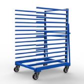 FGL carriar spar trolley one-sided, FGL-FWA-121-14-PA , FGL Fächer- und Etagenwagen, Tragarmwagen , www.lager-und-transporttechnik.info