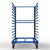 FGL carriar spar trolley one-sided, FGL-FWA-121-14-PA , FGL Fächer- und Etagenwagen, Tragarmwagen , www.lager-und-transporttechnik.info