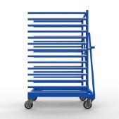 FGL carriar spar trolley one-sided, FGL-FWA-121-14-PA , FGL Fächer- und Etagenwagen, Tragarmwagen , www.lager-und-transporttechnik.info