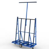 FGL fitting cart , trolley for single glass sheets and window elements, FGL-GKW-149-165 , FGL Monategwagen fr Einzelglser und Fensterelemente - www.info@lager-und-transporttechnik.info