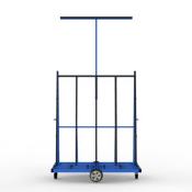 FGL fitting cart , trolley for single glass sheets and window elements, FGL-GKW-149-165 , FGL Monategwagen fr Einzelglser und Fensterelemente - www.info@lager-und-transporttechnik.info