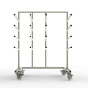 FGL carriar spar trolley one-sided, FGL-HWT-169-94, FGL Fächer- und Etagenwagen, Tragarmwagen , www.lager-und-transporttechnik.info