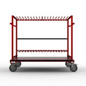 FGL frame and profil section trolley - FGL-KFW-2045 - FGL Fächerwagen und Rahmenwagen für Rahmen und Profile, www.lager-und-transporttechnik.info