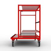 FGL frame and profil section trolley - FGL-KFW-2045 - FGL Fächerwagen und Rahmenwagen für Rahmen und Profile, www.lager-und-transporttechnik.info