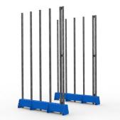 FGL slab rack - FGL heavy duty  bundle an universal rack for glass, panels, elemente and metall sheets , FGL-KI-5002-EC , FGL Glas- und Kistenigel als Universal-Lagersystem - www.lager-und-transporttechnik.info