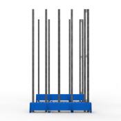 FGL slab rack - FGL heavy duty  bundle an universal rack for glass, panels, elemente and metall sheets , FGL-KI-5002-EC , FGL Glas- und Kistenigel als Universal-Lagersystem - www.lager-und-transporttechnik.info