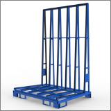 FGL glass and window and elements transport rack, bastidor de transporte parra vidrio, ventanas y puertas, Chariot de transport sur des fenêtres y du verre,  FGL 161-216-N , FGL Transportgestell für Glas,  Fenster und Türen , www.lager-und-transporttechnik.info