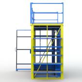 FGL-GTG20-B. FGL sistema lado módular de almacenamiento para puertas de cristal (puerta to vidrio), FGL drawer compact storage system for glass and all-glass doors, FGL Schubfach Lagermodul für Ganzglastüren, FGL Système de stockage modulaire pour portes tout-verre,  www.lager-und-transporttechnik.info