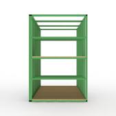FGL-PLM-150 - FGL vertical shelving racks, FGL stockage pour de PVC et panneaux de bois, estantería de tableros para tableros y planchas plásticas , almacenamiento de ventanas, FGL Fächerregal zur Lagung von Platten und Fensterelementen- www.lager-und-transporttechnik.info