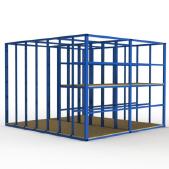 FGL-PLM-150 - FGL vertical shelving racks, FGL stockage pour de PVC et panneaux de bois, estantera de tableros para tableros y planchas plsticas , almacenamiento de ventanas, FGL Fcherregal zur Lagung von Platten und Fensterelementen- www.lager-und-transporttechnik.info