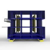 FGL QLG- V-5000 CK-13-180, FGL side shift drawer compact glass storage systeme, FGL Clasificadores para vidrio automático y manual, FGL Querlager Verschiebelager für Einzelgläser , Kisten und Caps, www.lager-und-transporttechnik.info