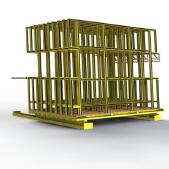 FGL QLG- V-5000 E-150, FGL side shift drawer compact glass storage systeme, FGL Clasificadores para vidrio automático y manual, FGL Querlager Verschiebelager für Einzelgläser , Kisten und Caps, www.lager-und-transporttechnik.info