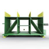 FGL QLG- V-6000 E160, FGL side shift drawer compact glass storage systeme, FGL Clasificadores para vidrio automático y manual, FGL Querlager Verschiebelager für Einzelgläser , Kisten und Caps, www.lager-und-transporttechnik.info