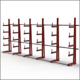 FGL-LR-60006 - estantería voladiza pesada, étagère lourd pour les profils longues, rayonnages Cantilever  lourds,  FGL Cantilever Racks heavy duty - www.lager-und-transporttechnik.info