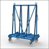 FGL- RWA-128-4, Chariot á verre, chariots porte-vitres ou porte-verres pour le transport sécurise de vitres, FGL carro de vidrio y ventanas o placas, FGL Glass and window trolley - glass transport cart,  FGL Rollwagen - Transportwagen für Glas , Febster und Plattenwaren , www.lager-und-transporttechnik.info