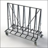 FGL- RWA-201-167-N, Chariot á verre, chariots porte-vitres ou porte-verres pour le transport sécurise de vitres, FGL carro de vidrio y ventanas o placas, FGL Glass and window trolley - glass transport cart,  FGL Rollwagen - Transportwagen für Glas , Febster und Plattenwaren, Glastransportwagen, Fenstertransportwagen , www.lager-und-transporttechnik.info