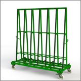 FGL- RWA-208-207-N, Chariot á verre, chariots porte-vitres ou porte-verres et anneaux en PVC y bois  pour le transport sécurise de vitres, FGL carro de vidrio y ventanas o placas, FGL Glass and window trolley - glass transport cart, shipping cart,  FGL Rollwagen - Transportwagen für Glas , Febster und Plattenwaren, Glastransportwagen, Fenstertransportwagen , Plattenwagen, www.lager-und-transporttechnik.info