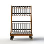 FGL-SWB-30-24 , FGL glass harp rack - glass storage system - glass classification system - FGL  Chevalet dispositif pour trier (et stockage) des panneaux de verre - estantería, dispositivo para clasificar paneles de vidrio - FGL Scheibensortiergestell,  Scheibenlagergestel Lagergestell für Ganzglastüren - www.lager-und-transporttechnik.info