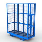 FGL BG-188-N , FGL waste glass transportbox - FGL bastidor para los residuos de vidrio -  cadre pour les dchets de verre - FGL Bruchglas Container - www.lager-und-transporttechnik.info