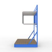 FGL-TW-20-N , FGL Lagergestell für Türen und Fensterelemente , FGL storage rack for Doors , FGL chevalet de stockage pour des portes - FGL estante de almacenamiento para puertas, www.lager-und-transporttechnik.info