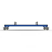 FGL-UW-2512-H, FGL undercarriage for glass and window transport rack, FGL chariot suprieur pour les Chevalet de stockage, tren de aterrizaje para los estanteria de transporte y almacenamiento,FGL  dollie, FGL Unterwagen fr Glastransportgestelle und Fenstertransportgestelle, www.lager-und-Transporttechnik.info