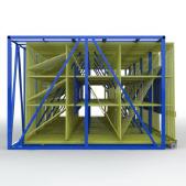 FGL-V-5000 CKE , FGL glass compact storage system, FGL glass storage system, FGL Module compact de stockage et classification pour de verre, FGL Módulo compacto de almacenamieto y clasicación para el vidrio,  clasificador de vidiro compact, FGL Schubfachlager , Kompaktlager für Glas, Kisten und Caps, Glaslagersystem, www.lager-und-transporttechnik.info