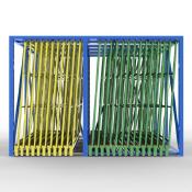 FGL-V-5000 e210 , FGL glass compact storage system, FGL glass storage system, FGL Module compact de stockage et classification pour de verre, FGL Módulo compacto de almacenamieto y clasicación para el vidrio,  clasificador de vidiro compact, FGL Schubfachlager , Kompaktlager für Glas, Kisten und Caps, Glaslagersystem, www.lager-und-transporttechnik.info