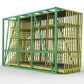 FGL-V-6000e 10 , FGL glass compact storage system, FGL glass storage system, FGL Module compact de stockage et classification pour de verre, FGL Módulo compacto de almacenamieto y clasicación para el vidrio,  clasificador de vidiro compact, FGL Schubfachlager , Kompaktlager für Glas, Kisten und Caps, Glaslagersystem für ganze Bandmaße, www.lager-und-transporttechnik.info