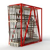 FGL-VM 80-7, FGL glass compact storage system, FGL glass storage system, FGL Module compact de stockage et classification pour de verre, FGL Módulo compacto de almacenamieto y clasicación para el vidrio,  clasificador de vidiro compact, FGL Schubfachlager , Kompaktlager für Glas, Kisten und Caps, Glaslagersystem, www.lager-und-transporttechnik.info