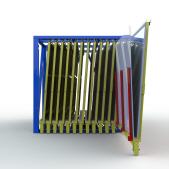 FGL Schubfachlager zur vertikalen Lagerung von Blechen und Kunststofftafeln - FGL Vertical drawer storage system for metal and plastic sheets - www.lager-und-transporttechnik.info