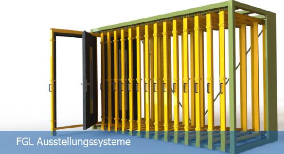 FGL display and exhibition system for windows and doors - FGL T�renausstellungsystem - www.lager-und-transporttechnik.info