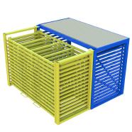 FGL Kopmpakt-Tafellager f�r Bleche - Schubfachlager f�r Kunststoff und Blechtafeln - FGL Compakt drawer storage for plastic and  metal sheets - www.lager-und-transporttechnik.info
