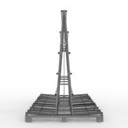 FGL glass and window transport rack for Trailer and Trucks - FGL AE418-245-11-NQ5 - FGL Glas- und Fenster Anh�ngertransportgestell , www.lager-und-transporttechnik.info