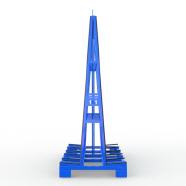 FGL glass transport rack - FGL-A-208-206-G4 - FGL Glastransportgestell , Glasbock - A-Bock - www.lager-und-transporttechnik.info