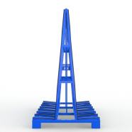 FGL glass and window transport rack - FGL-A-2412-208-G4 - FGL Glas-Fenstertransportgestell , Glasbock - Fensterbock -- A-Bock - www.lager-und-transporttechnik.inf