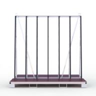 FGL window and elements transport rack - FGL-A-2215-207-H - FGL Fenster- und Elemente-transportgestell  - Fensterbock - A-Bock - www.lager-und-transporttechnik.info
