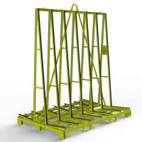 FGL glass, window and elements transport rack - FGL-A-2215-237- N - FGLglas,  Fenster- und Elemente-Transportgestell  -  Glasbock , Fensterbock - A-Bock - www.lager-und-transporttechnik.info