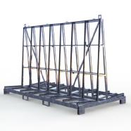 FGL glass window and elements Trailer- transport rack - FGL-AE-314-178-G4 - FGL Glas, Fenster- und Elemente-Transportgestell f�r Anh�nger  - Glas-Bock - Fensterbock - A-Bock- Anh�ngergestell - www.lager-und-transporttechnik.info
