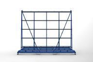 FGL glass window and elements Trailer- transport rack - FGL-AE-318-229-N - FGL Glas, Fenster- und Elemente-Transportgestell f�r Anh�nger  - Glas-Bock - Fensterbock - A-Bock- Anh�ngergestell - www.lager-und-transporttechnik.info