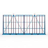 FGL Heavy duty , coupleable  Jumbo glass  transport rack - FGL-AV 3000 K2 - FGL koppelbares Glastransportgestell , Jumbo Glasgestell f�r ganze Bandma�e, Koppelgestell Glasbock - A-Bock - www.lager-und-transporttechnik.info