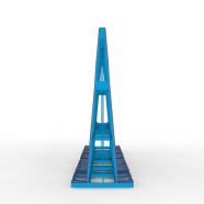 FGL Heavy duty , coupleable  Jumbo glass  transport rack - FGL-AV 3000 K2 - FGL koppelbares Glastransportgestell , Jumbo Glasgestell f�r ganze Bandma�e, Koppelgestell Glasbock - A-Bock - www.lager-und-transporttechnik.info