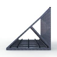 FGL glass and window storage harp rack, stationary harp rack for glass and window elements ,- FGL-FL-2412 - FGL F�chergestell zur Lagerung von Isoliergl�ser und  T�ren und Fensterelementen- www.lager-und-transporttechnik.info